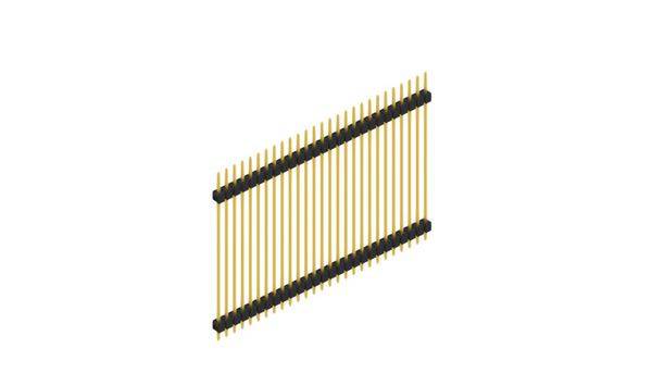 Fischer Elektronik Stiftleiste (Standard) Anzahl Reihen: 1 SL541527G 10St.