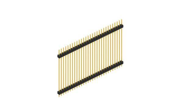 Fischer Elektronik Stiftleiste (Standard) Anzahl Reihen: 1 SL541529G 10St.