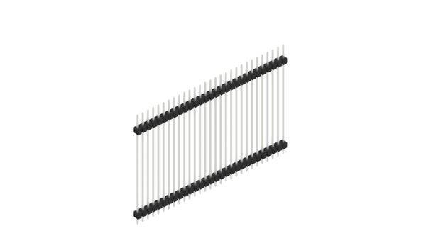 Fischer Elektronik Stiftleiste (Standard) Anzahl Reihen: 1 SL541529Z 10St.