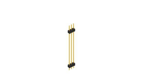 Fischer Elektronik Stiftleiste (Standard) Anzahl Reihen: 1 SL54153G 10St.