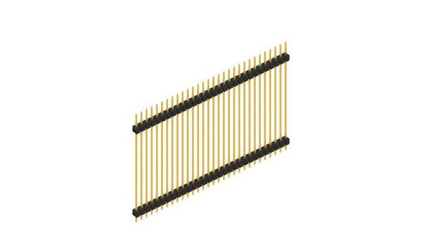 Fischer Elektronik Stiftleiste (Standard) Anzahl Reihen: 1 SL541530G 10St.