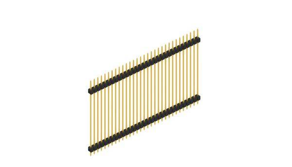 Fischer Elektronik Stiftleiste (Standard) Anzahl Reihen: 1 SL541531G 10St.