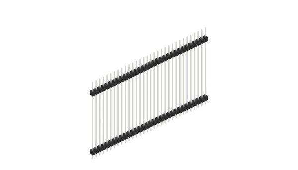 Fischer Elektronik Stiftleiste (Standard) Anzahl Reihen: 1 SL541532Z 10St.