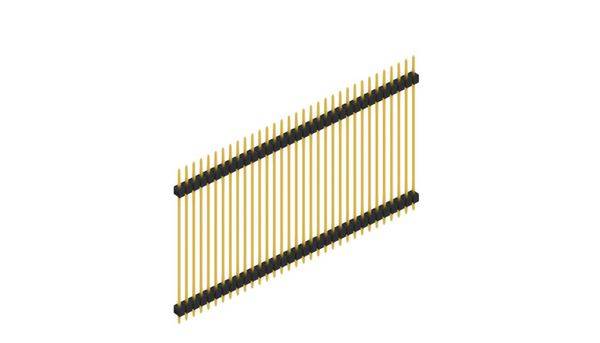 Fischer Elektronik Stiftleiste (Standard) Anzahl Reihen: 1 SL541533G 10St.