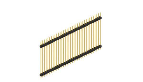 Fischer Elektronik Stiftleiste (Standard) Anzahl Reihen: 1 SL541535G 10St.