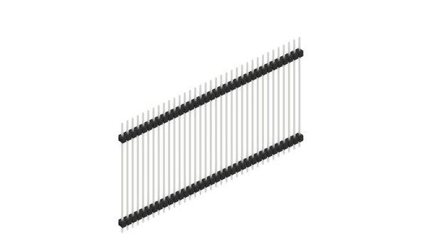 Fischer Elektronik Stiftleiste (Standard) Anzahl Reihen: 1 SL541535Z 10St.