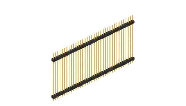 Fischer Elektronik Stiftleiste (Standard) Anzahl Reihen: 1 10057008 10St.