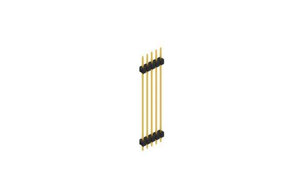 Fischer Elektronik Stiftleiste (Standard) Anzahl Reihen: 1 SL54155G 10St.