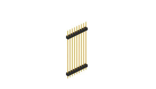Fischer Elektronik Stiftleiste (Standard) Anzahl Reihen: 1 SL54159G 10St.