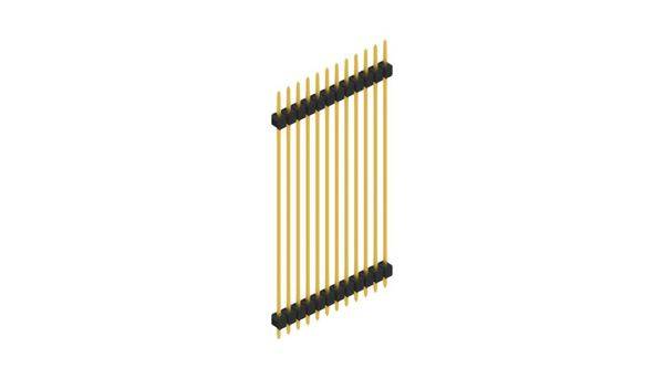 Fischer Elektronik Stiftleiste (Standard) Anzahl Reihen: 1 SL552512G 10St.