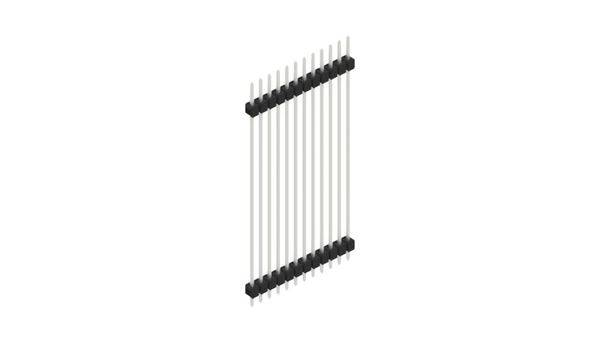 Fischer Elektronik Stiftleiste (Standard) Anzahl Reihen: 1 10057027 10St.