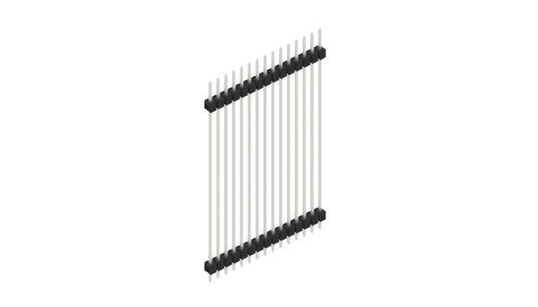 Fischer Elektronik Stiftleiste (Standard) Anzahl Reihen: 1 SL552515Z 10St.