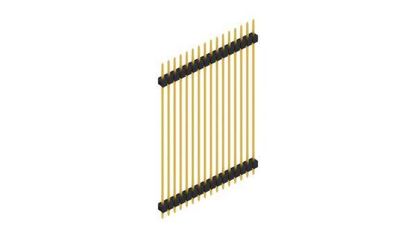 Fischer Elektronik Stiftleiste (Standard) Anzahl Reihen: 1 SL552516G 10St.