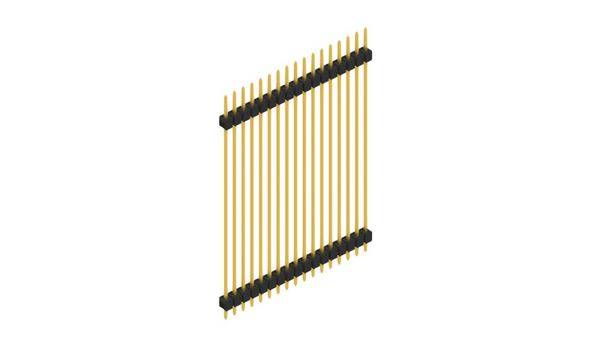 Fischer Elektronik Stiftleiste (Standard) Anzahl Reihen: 1 SL552517G 10St.