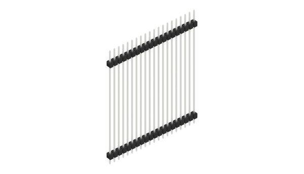 Fischer Elektronik Stiftleiste (Standard) Anzahl Reihen: 1 10057034 10St.