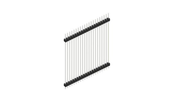 Fischer Elektronik Stiftleiste (Standard) Anzahl Reihen: 1 10166194 10St.