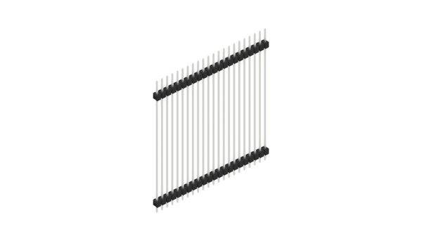 Fischer Elektronik Stiftleiste (Standard) Anzahl Reihen: 1 SL552522Z 10St.