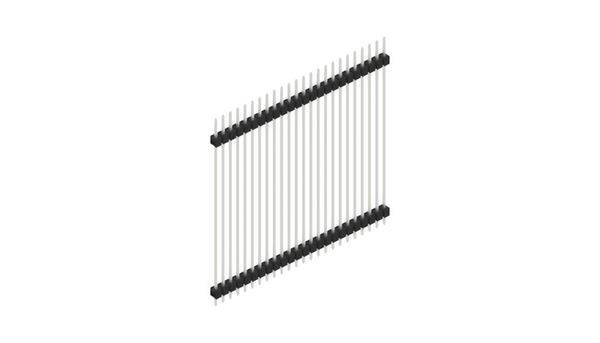 Fischer Elektronik Stiftleiste (Standard) Anzahl Reihen: 1 SL552524Z 10St.