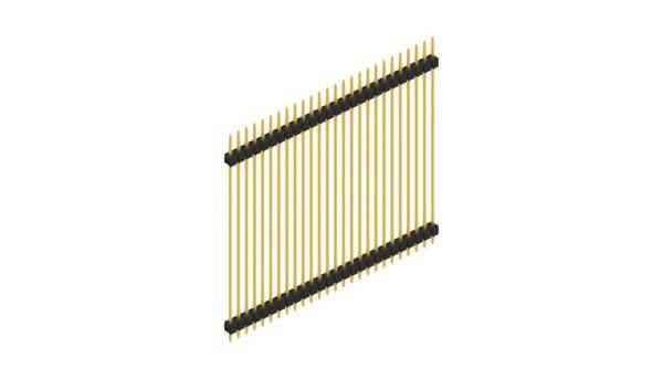Fischer Elektronik Stiftleiste (Standard) Anzahl Reihen: 1 SL552526G 10St.