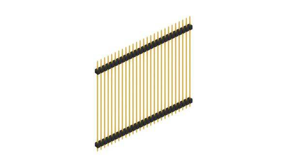 Fischer Elektronik Stiftleiste (Standard) Anzahl Reihen: 1 SL552527G 10St.