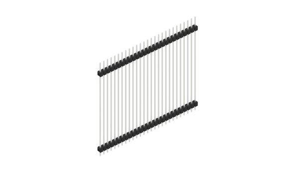 Fischer Elektronik Stiftleiste (Standard) Anzahl Reihen: 1 SL552527Z 10St.