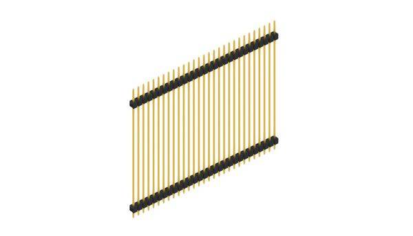 Fischer Elektronik Stiftleiste (Standard) Anzahl Reihen: 1 SL552529G 10St.