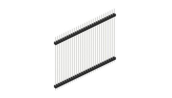 Fischer Elektronik Stiftleiste (Standard) Anzahl Reihen: 1 SL552529Z 10St.