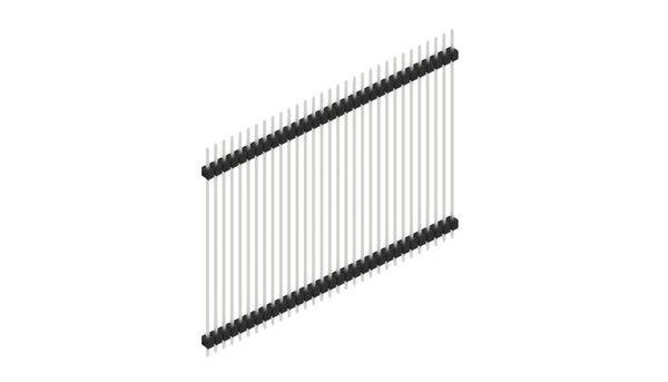 Fischer Elektronik Stiftleiste (Standard) Anzahl Reihen: 1 SL552531Z 10St.