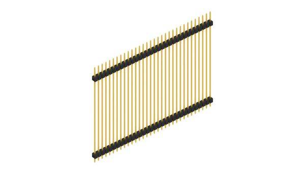 Fischer Elektronik Stiftleiste (Standard) Anzahl Reihen: 1 SL552532G 10St.