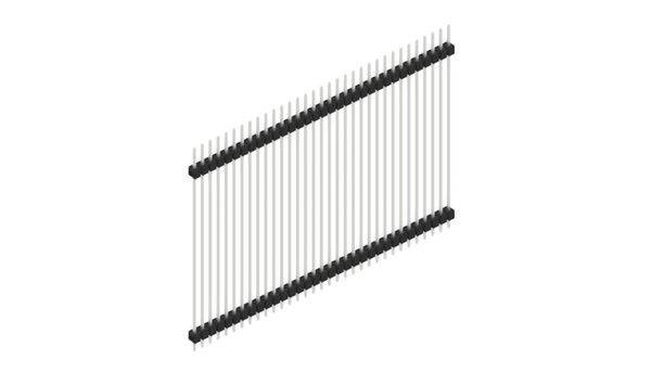 Fischer Elektronik Stiftleiste (Standard) Anzahl Reihen: 1 SL552533Z 10St.