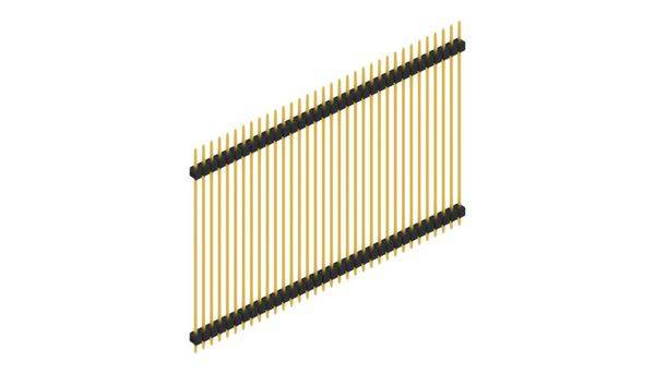 Fischer Elektronik Stiftleiste (Standard) Anzahl Reihen: 1 SL552534G 10St.