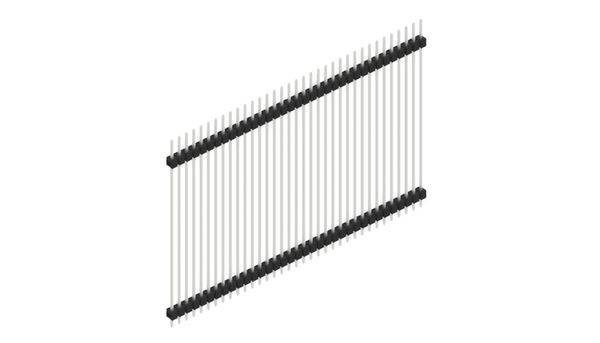 Fischer Elektronik Stiftleiste (Standard) Anzahl Reihen: 1 SL552535Z 10St.
