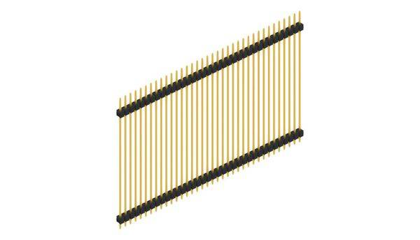 Fischer Elektronik Stiftleiste (Standard) Anzahl Reihen: 1 10057035 10St.