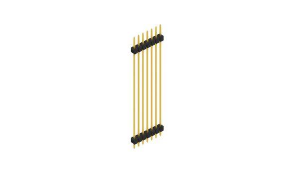 Fischer Elektronik Stiftleiste (Standard) Anzahl Reihen: 1 SL55257G 10St.
