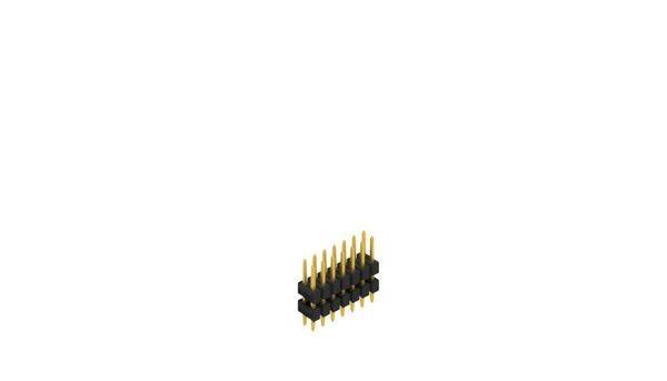 Fischer Elektronik Stiftleiste (Standard) Anzahl Reihen: 2 10057054 10St.