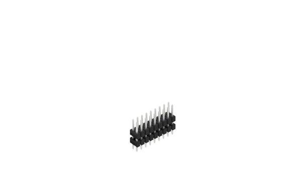 Fischer Elektronik Stiftleiste (Standard) Anzahl Reihen: 2 10057060 10St.