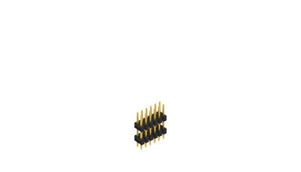 Fischer Elektronik Stiftleiste (Standard) Anzahl Reihen: 2 10057112 10St.