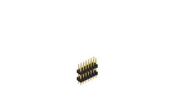 Fischer Elektronik Stiftleiste (Standard) Anzahl Reihen: 2 10057116 10St.