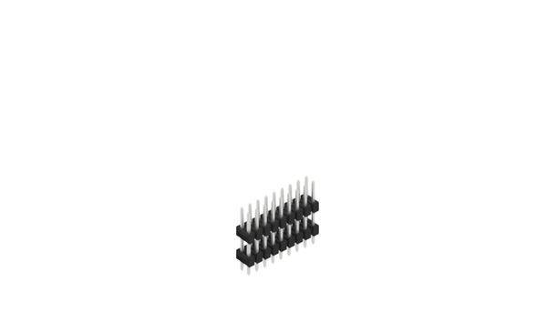 Fischer Elektronik Stiftleiste (Standard) Anzahl Reihen: 2 10057123 10St.