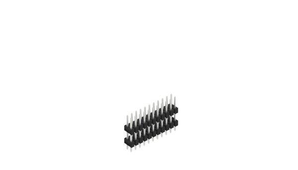 Fischer Elektronik Stiftleiste (Standard) Anzahl Reihen: 2 10168467 10St.