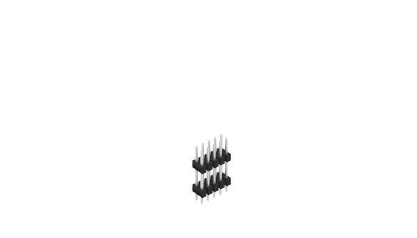 Fischer Elektronik Stiftleiste (Standard) Anzahl Reihen: 2 10057174 10St.