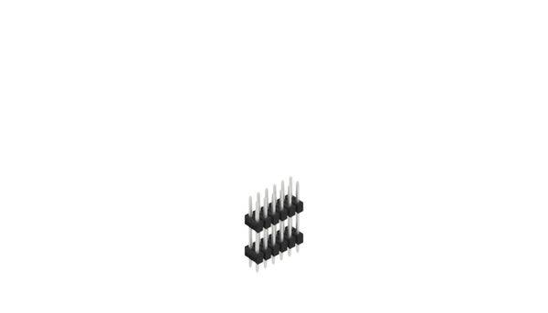 Fischer Elektronik Stiftleiste (Standard) Anzahl Reihen: 2 10057177 10St.