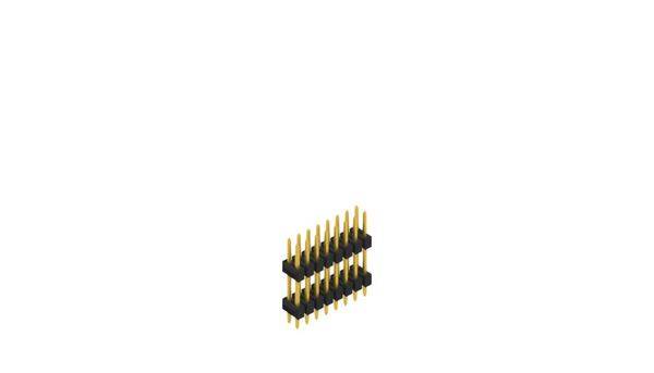 Fischer Elektronik Stiftleiste (Standard) Anzahl Reihen: 2 10057181 10St.