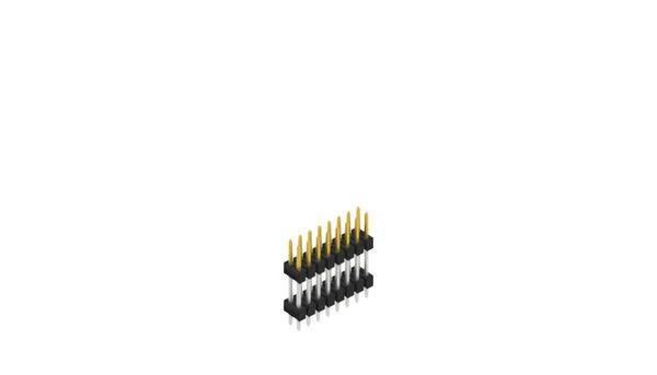 Fischer Elektronik Stiftleiste (Standard) Anzahl Reihen: 2 10057182 10St.