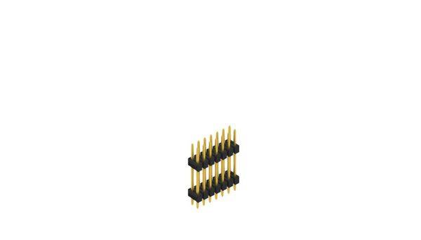 Fischer Elektronik Stiftleiste (Standard) Anzahl Reihen: 2 10057246 10St.