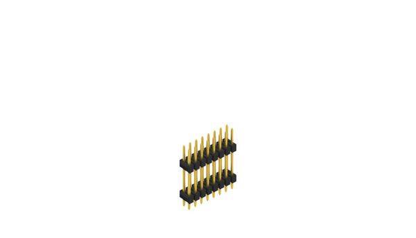 Fischer Elektronik Stiftleiste (Standard) Anzahl Reihen: 2 10057248 10St.
