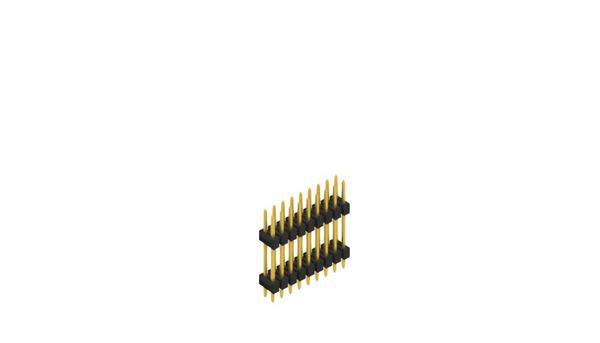 Fischer Elektronik Stiftleiste (Standard) Anzahl Reihen: 2 10057251 10St.