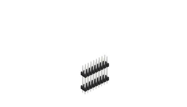 Fischer Elektronik Stiftleiste (Standard) Anzahl Reihen: 2 10057252 10St.