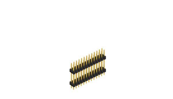Fischer Elektronik Stiftleiste (Standard) Anzahl Reihen: 2 10057260 10St.