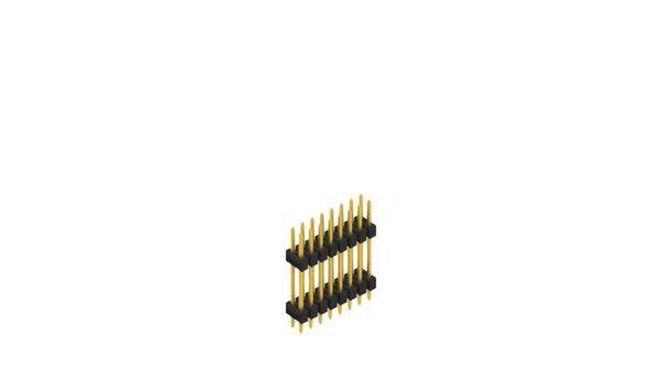 Fischer Elektronik Stiftleiste (Standard) Anzahl Reihen: 2 10057307 10St.